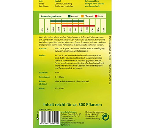 dehner-kerbel-commun-kr-utersaatgut-5er-pack-aromatisch image 4