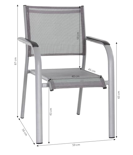 dehner-dallas-stapelsessel-aluminium-88x60x60-cm-silber image 8