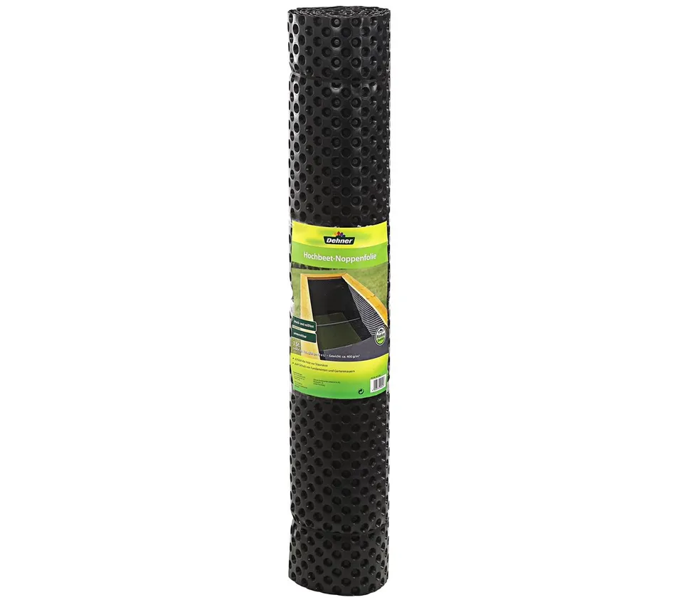 dehner-hochbeet-noppenfolie-500x100-cm-schwarz-hdpe image 1