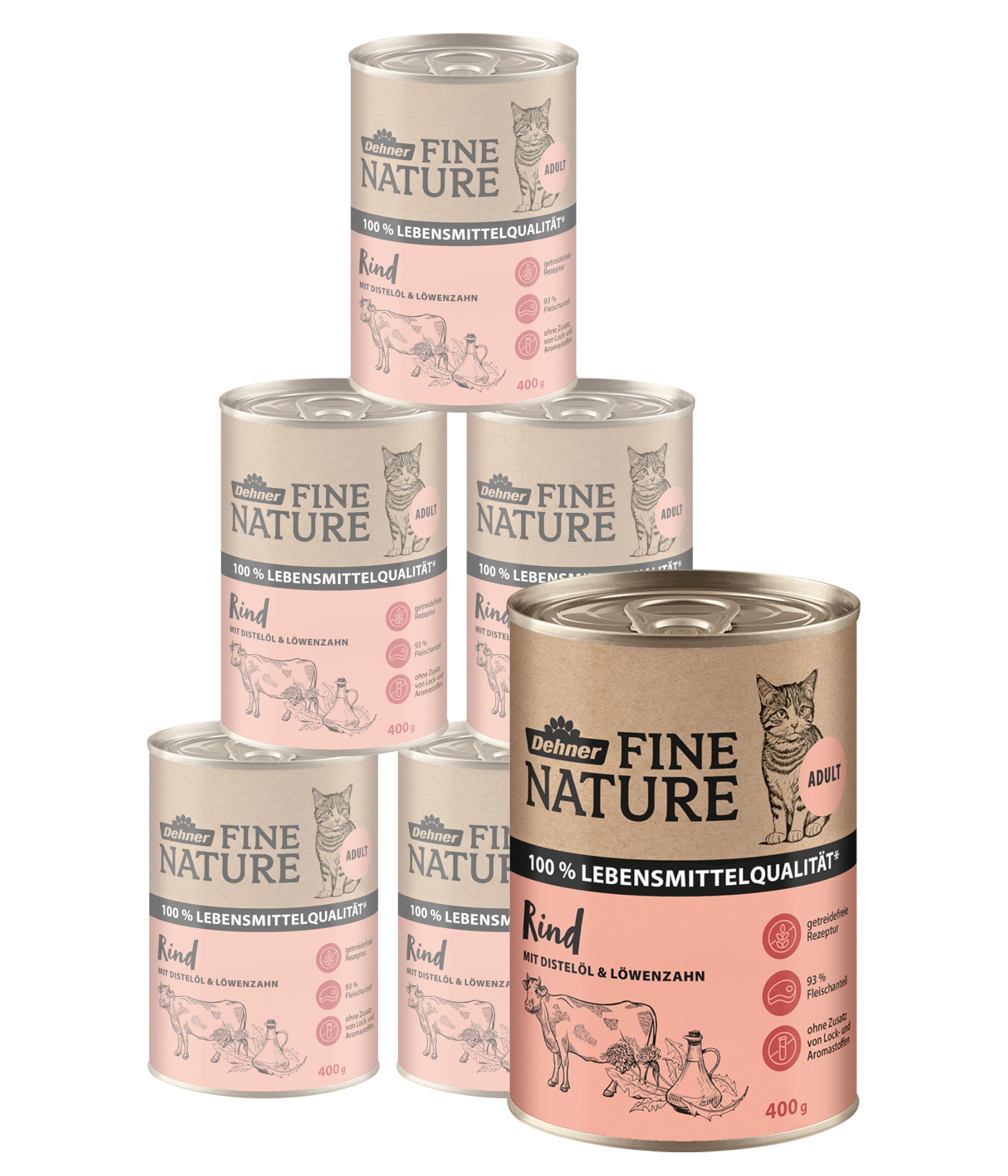 dehner-fine-nature-adult-katzenfutter-rind-2-4-kg-getreidefrei image 1