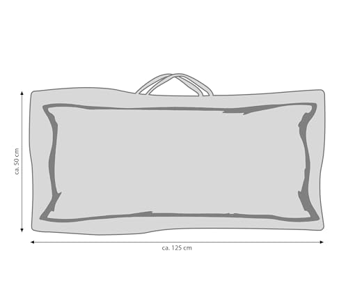 dehner-abdeckung-auflagen-kissen-125x50x32cm-grau image 6
