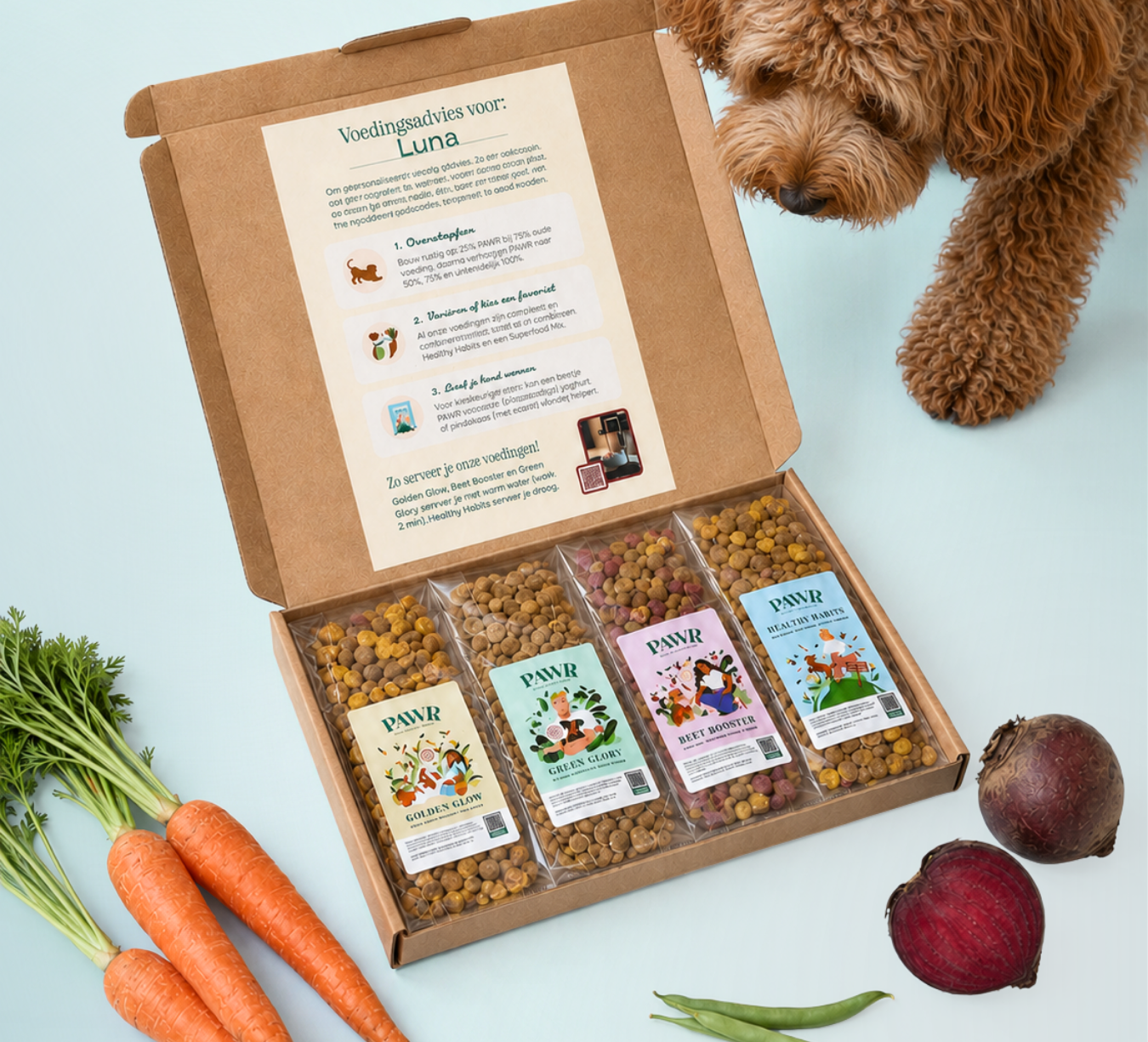 pawr-proefpakket-powerbowls-hundefutter-hypoallergen-4-sorten image 1