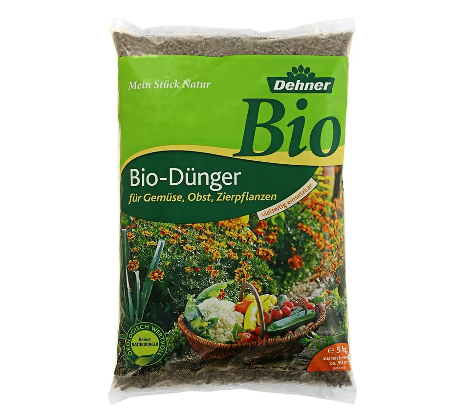 dehner-rasensamen-bio-d-nger-npk-4-2-2-gem-se-obst-zier image 1