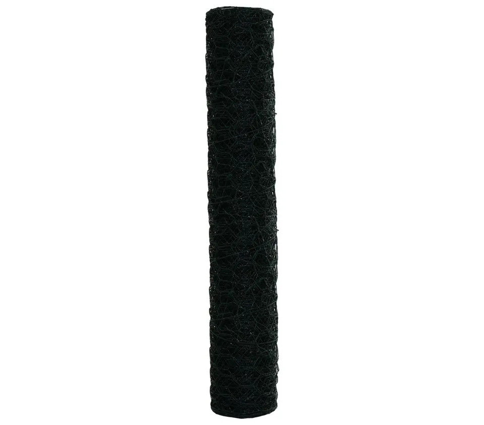 dehner-drahtgitter-pvc-ummantelt-0-5x10-m-sechseck-hasendraht-gr-n image 1