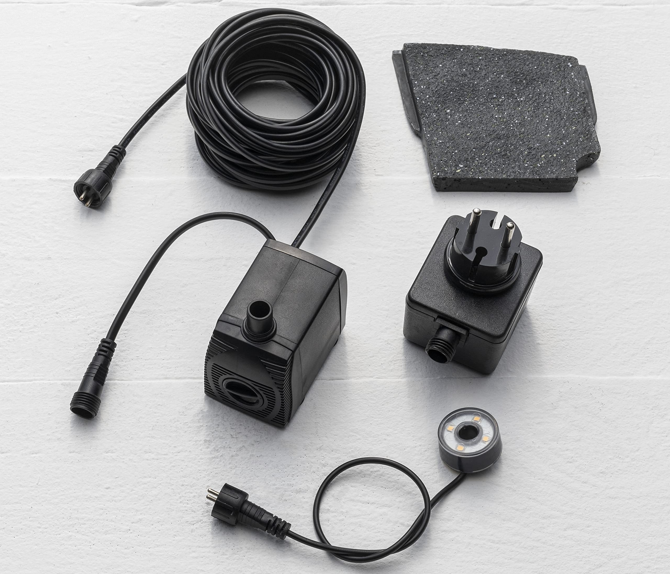 dehner-tokio-gartenbrunnen-polyresin-grau-schwarz-led image 6