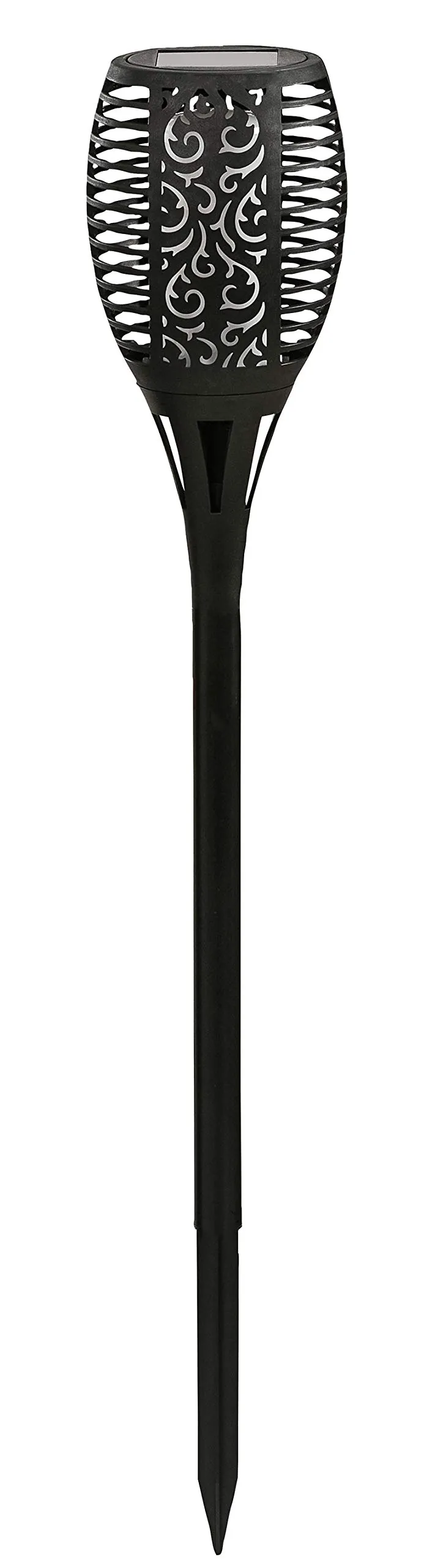 dehner-flammenfackel-jumbo-solarleuchte-75-cm-schwarz image 1
