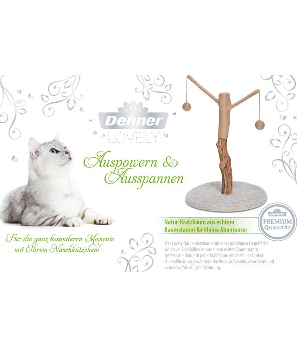 dehner-lovely-kratzbaum-baumstamm-80x45x45-cm-braun-wei image 4