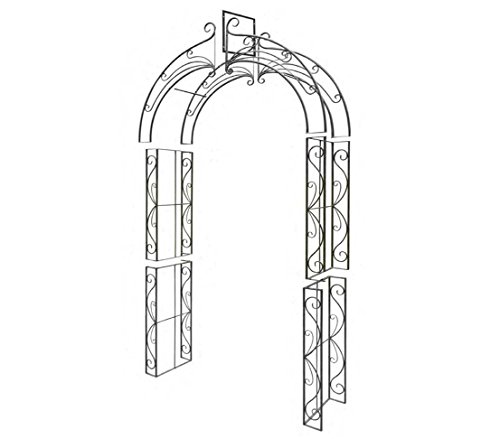 dehner-melina-rosenbogen-metall-braun-244x134cm image 6