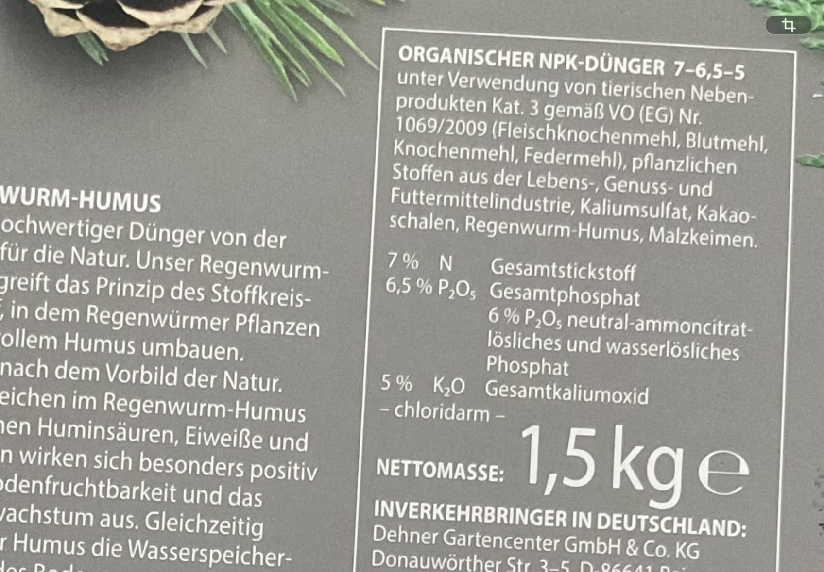 Riecht nach Erde