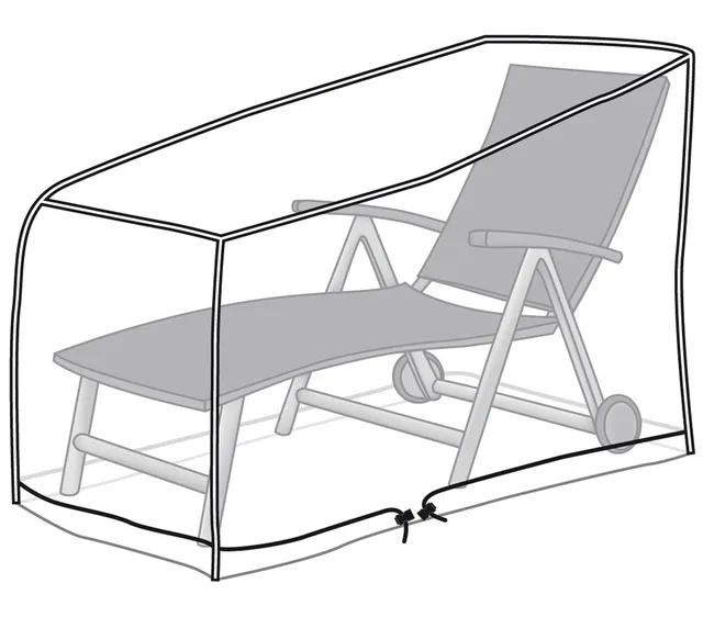 dehner-gute-wahl-schutzh-lle-gartenliege-200-cm-transparent image 1