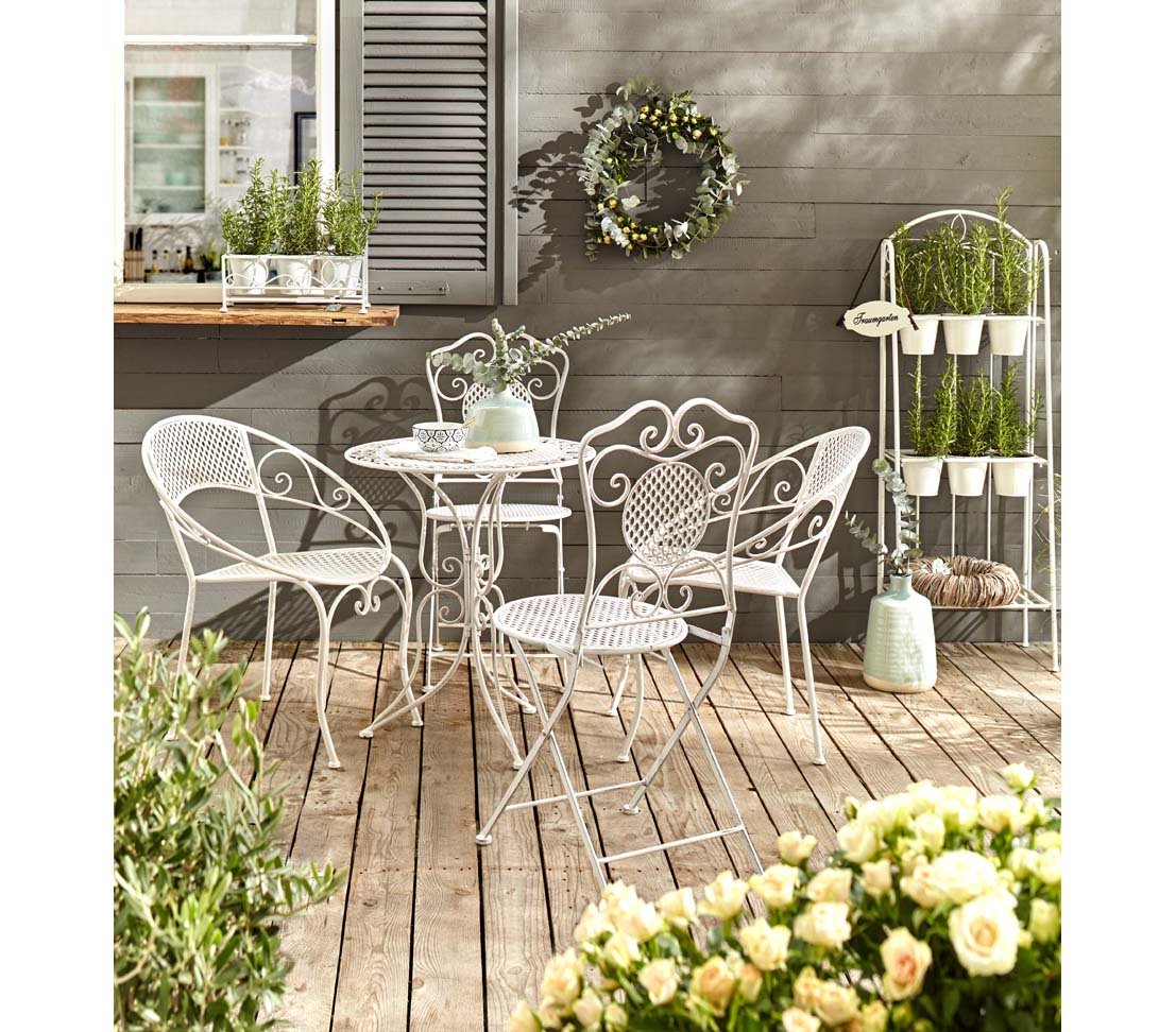 dehner-provence-stylo-gartentisch-metall-wei-60-cm image 6