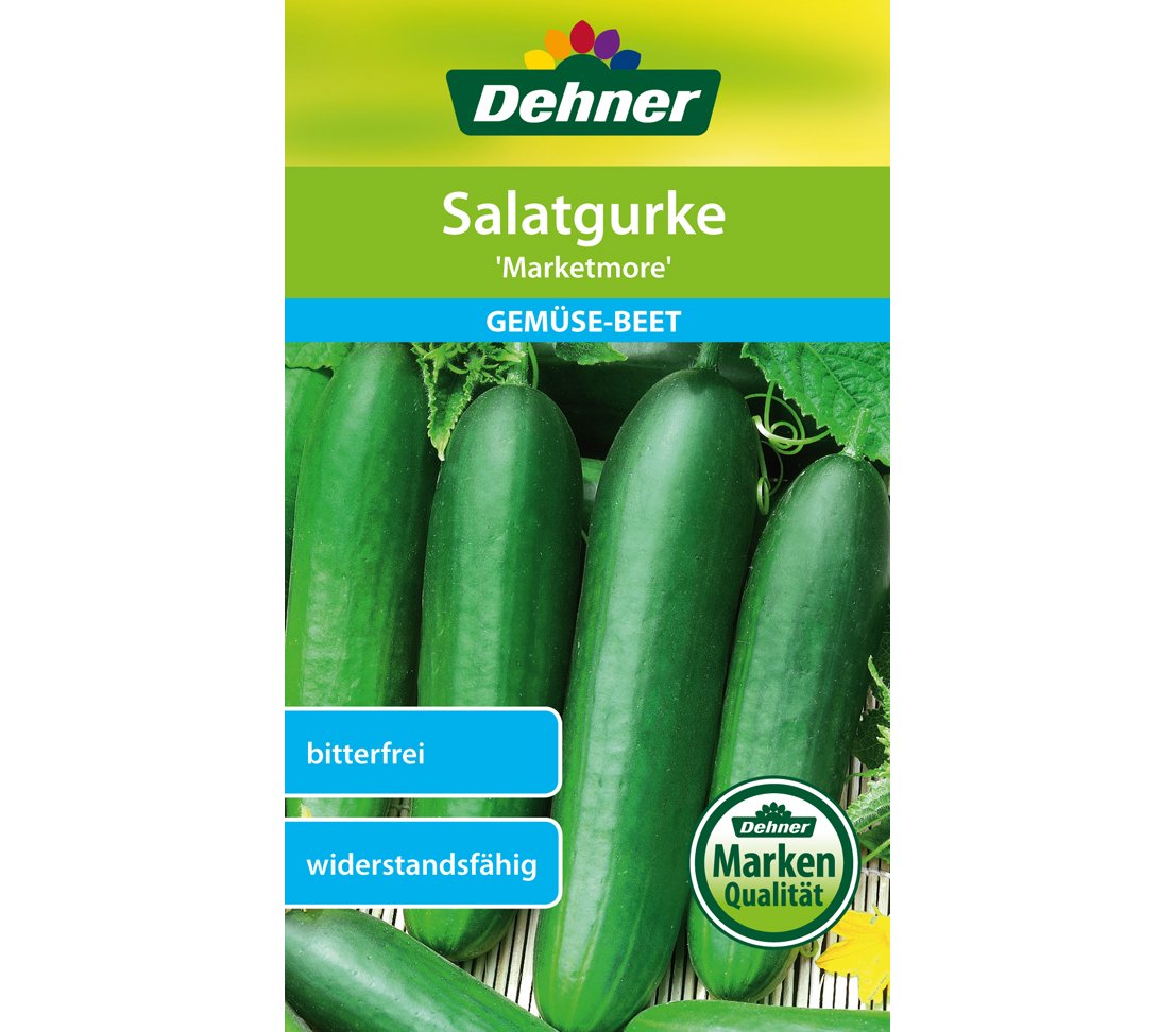 dehner-salatgurke-marketmore-gem-sesaatgut-5x10g-bitterfrei image 1