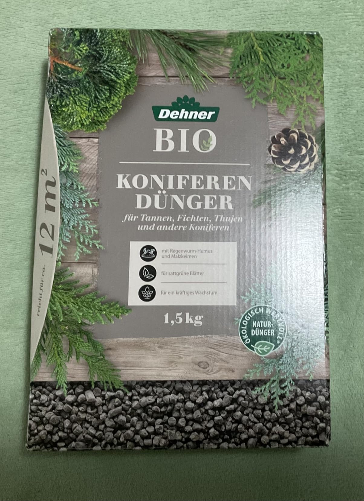 Braune Stellen weniger