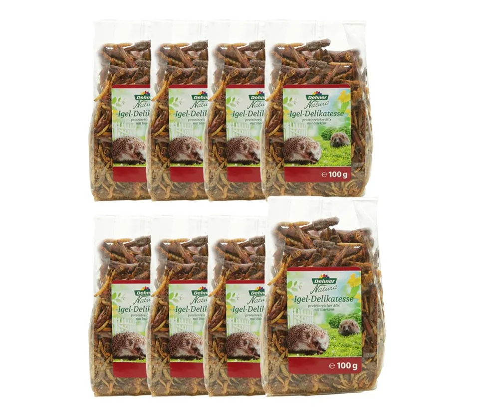 dehner-natura-premium-igelfutter-8x100-g-insekten image 1