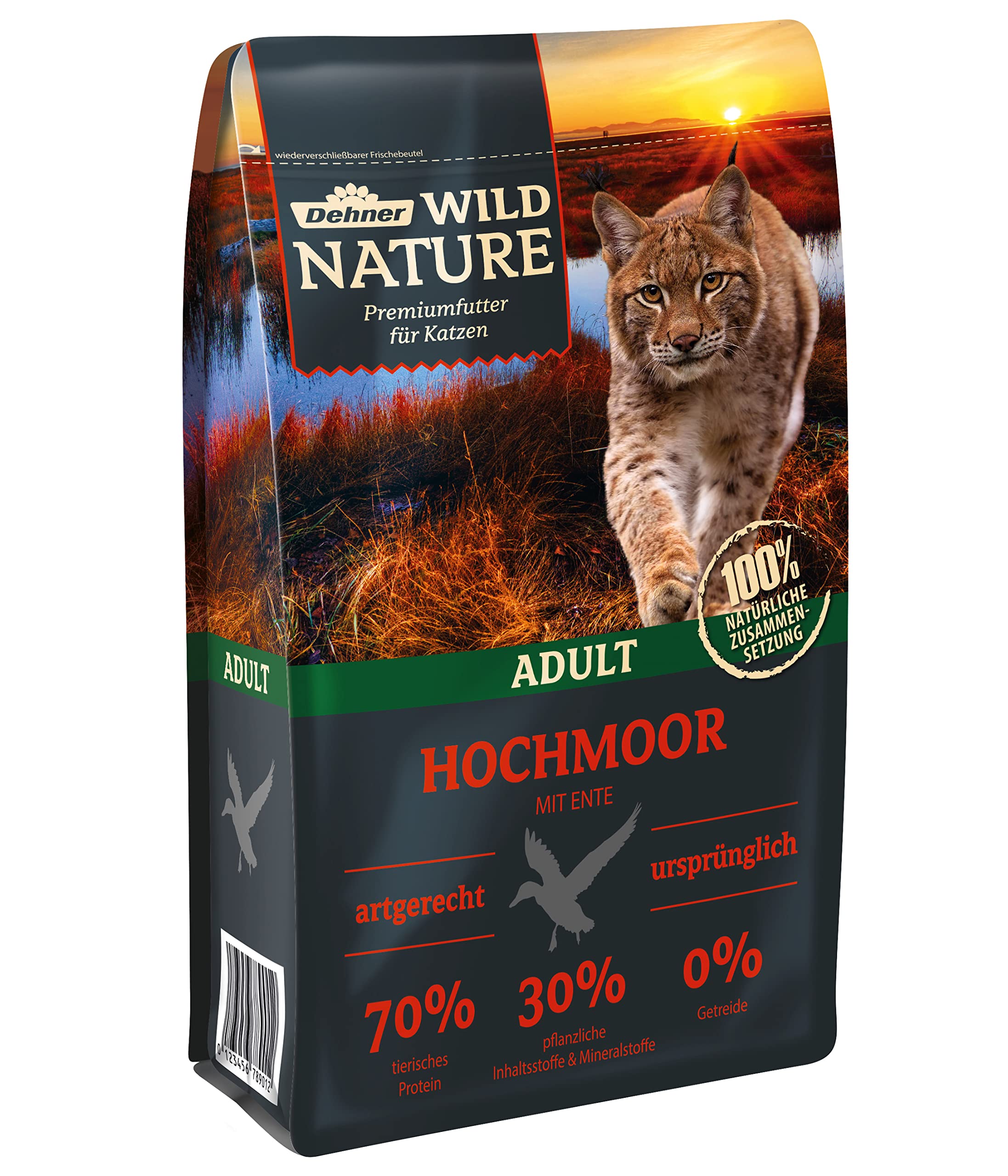 dehner-wild-nature-hochmoor-adult-trockenfutter-ente-1-5-kg image 1