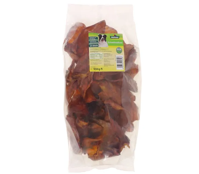 dehner-lieblinge-schweineohren-hundesnack-1050-g-nat-rlich image 1