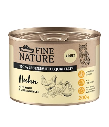 dehner-fine-nature-katzenfutter-huhn-adult-6x200-g-getreidefrei image 8