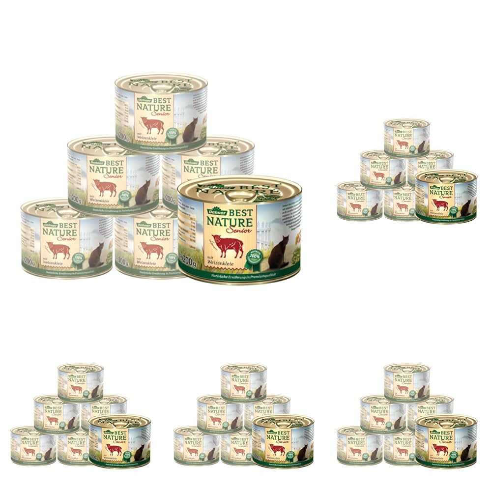 dehner-best-nature-katzenfutter-senior-lamm-6x200-g-nat-rlich image 2