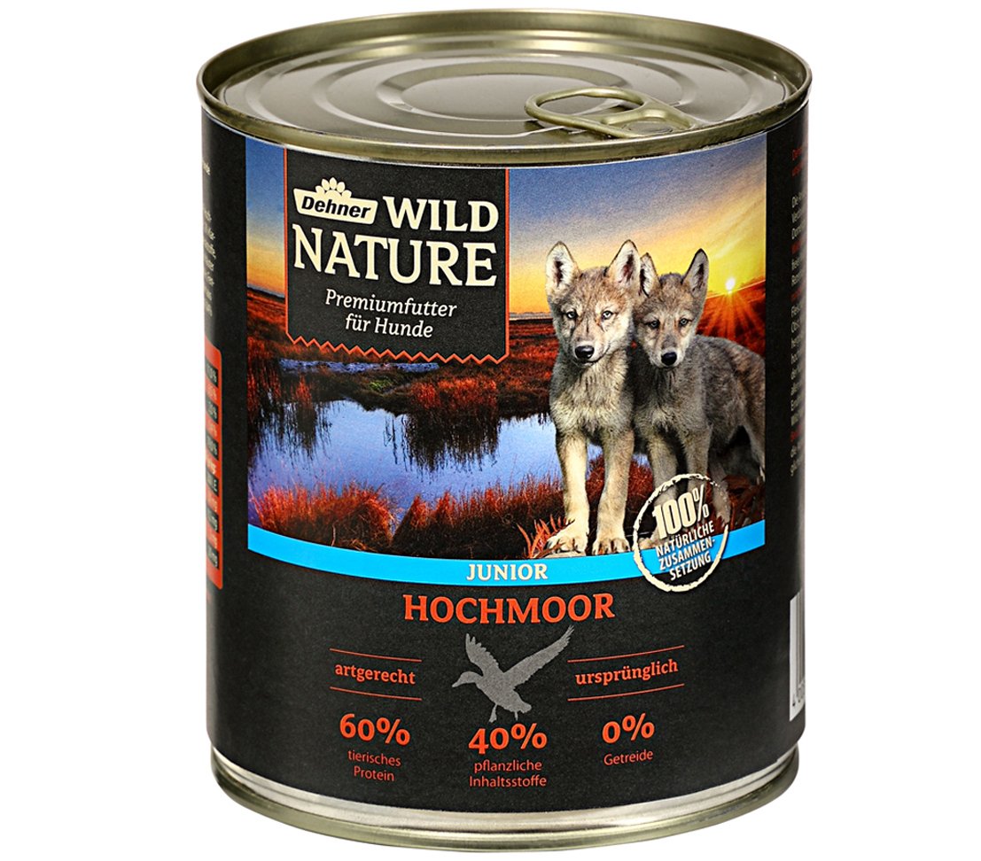 dehner-wild-nature-hochmoor-junior-nassfutter-ente-6x800-g image 4