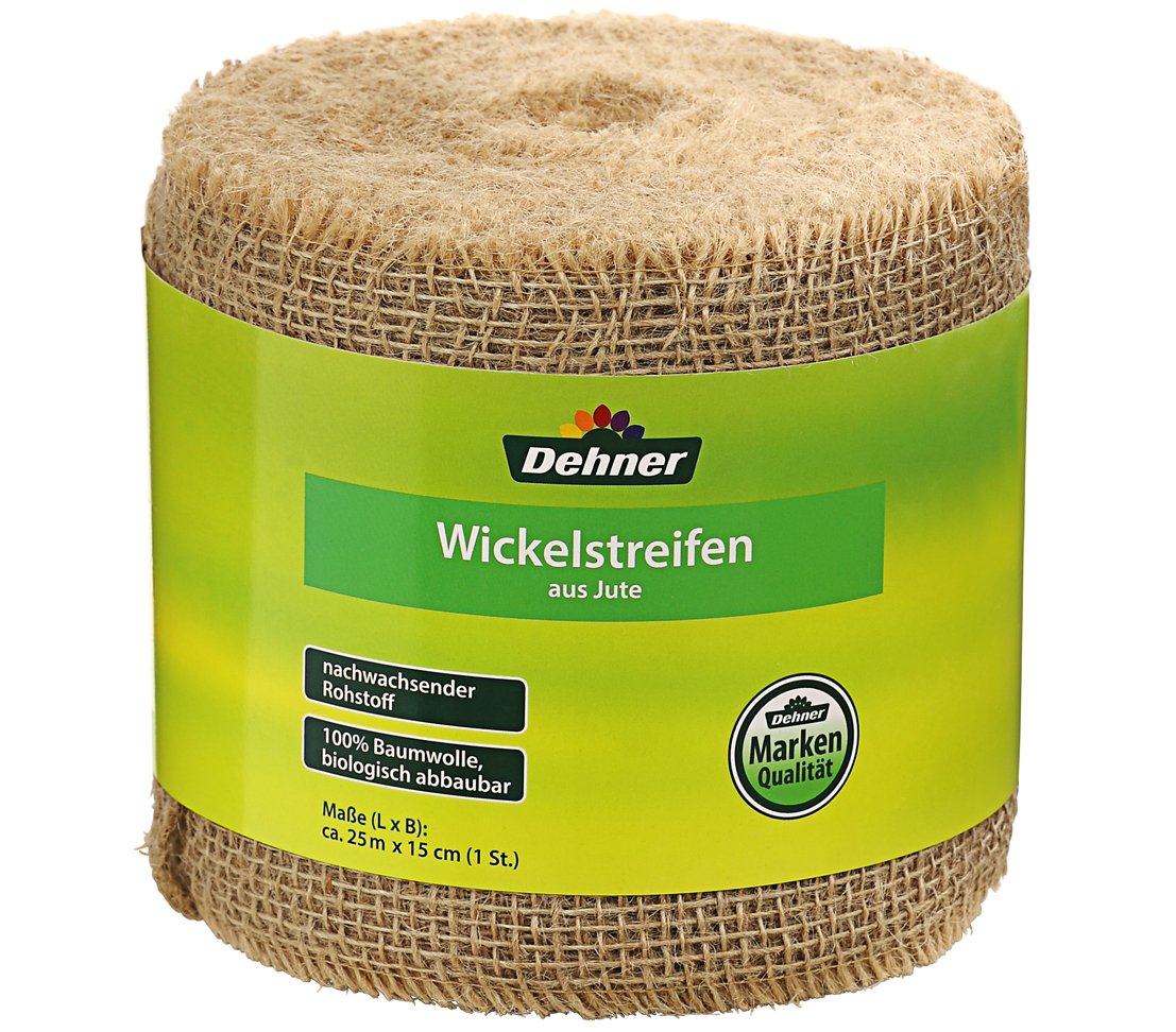 dehner-juteband-wickelstreifen-baumwolle-beige-15-5-cm image 1