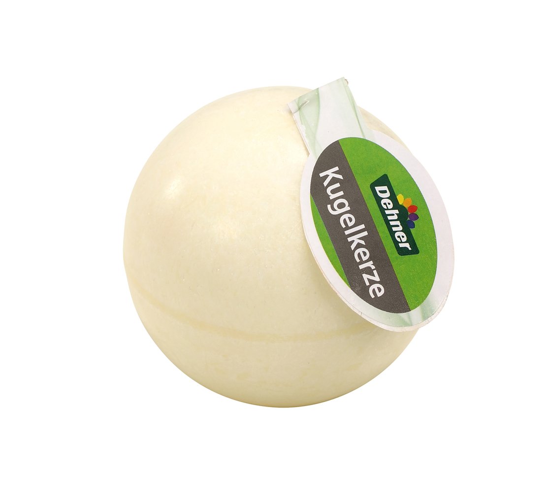 dehner-kugelkerze-8-cm-kerze-cremefarben-6er-set-stearin image 2