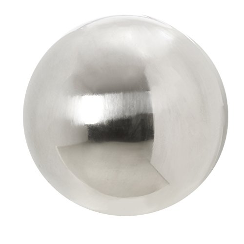 dehner-edelstahlkugel-gartenkugel-14-cm-silber-wetterfest image 4