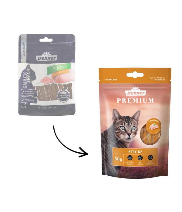 dehner-premium-katzensnack-h-hnchen-sticks-12x50-g image 5