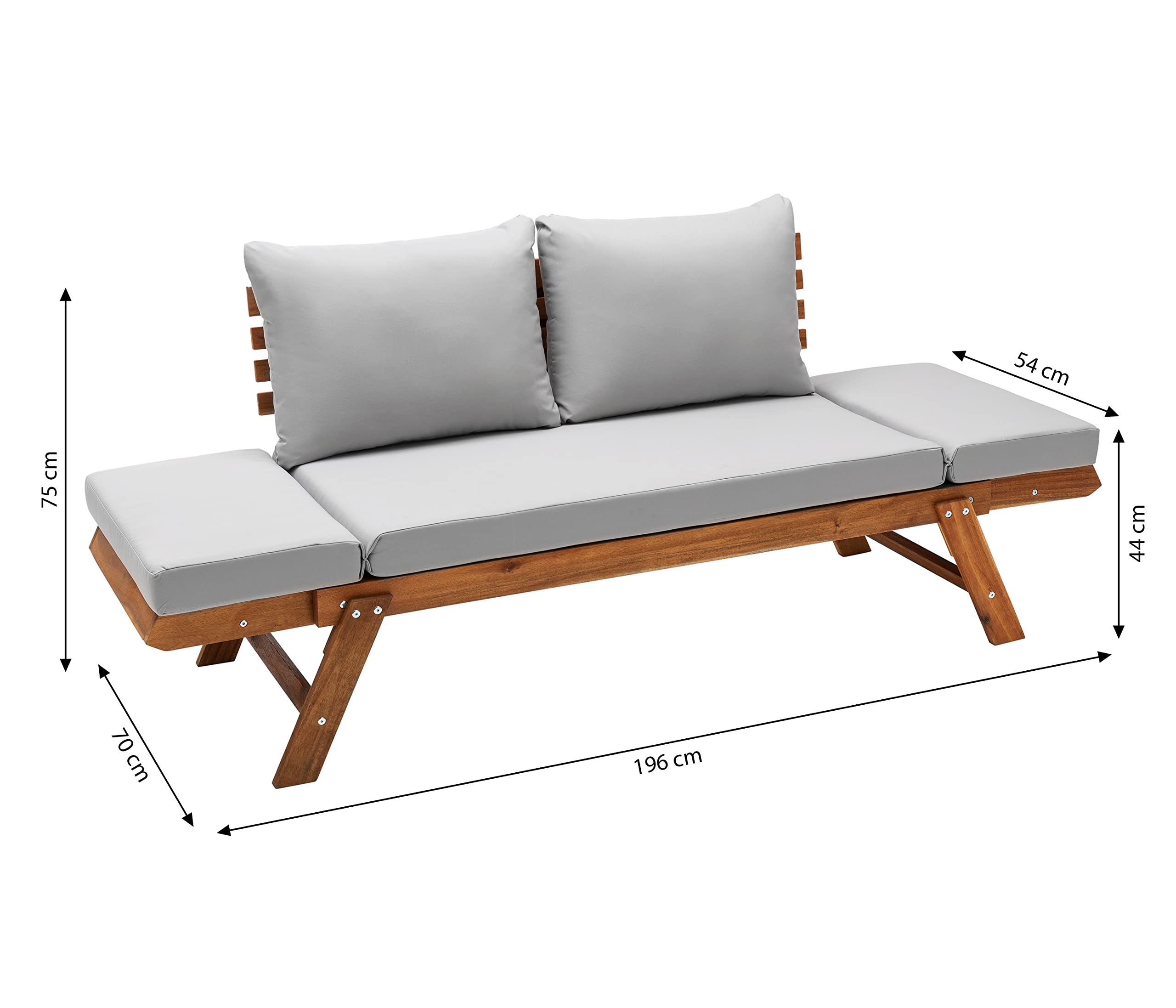 dehner-macao-sofa-gartenm-bel-braun-grau-196-cm-akazie image 2