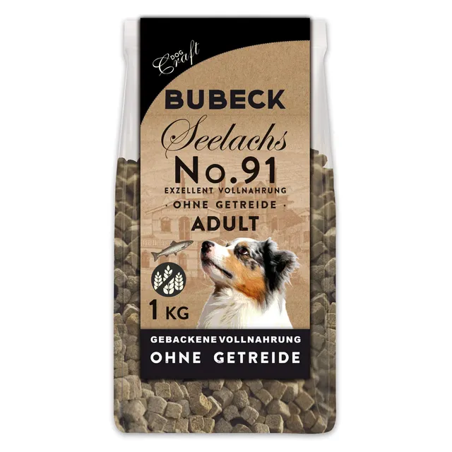 bubeck-no-91-trockenfutter-seelachs-1kg-getreidefrei image 1