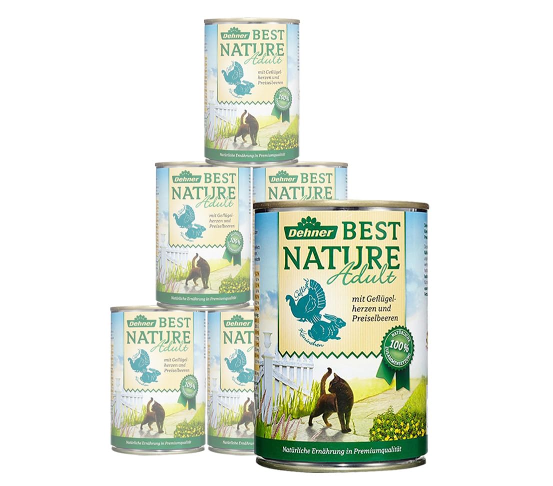 dehner-best-nature-katzenfutter-gefl-gel-6x400g-adult-nass image 1