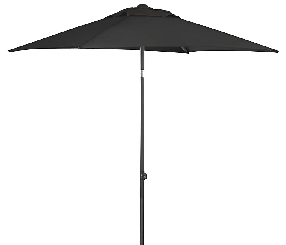 dehner-andros-sonnenschirm-210x150cm-dunkelgrau-uv80 image 1