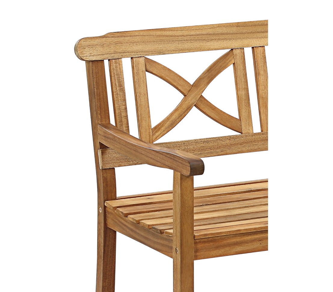 dehner-malm-gartenbank-3-sitzer-akazie-holzbank-natur-166-cm image 5
