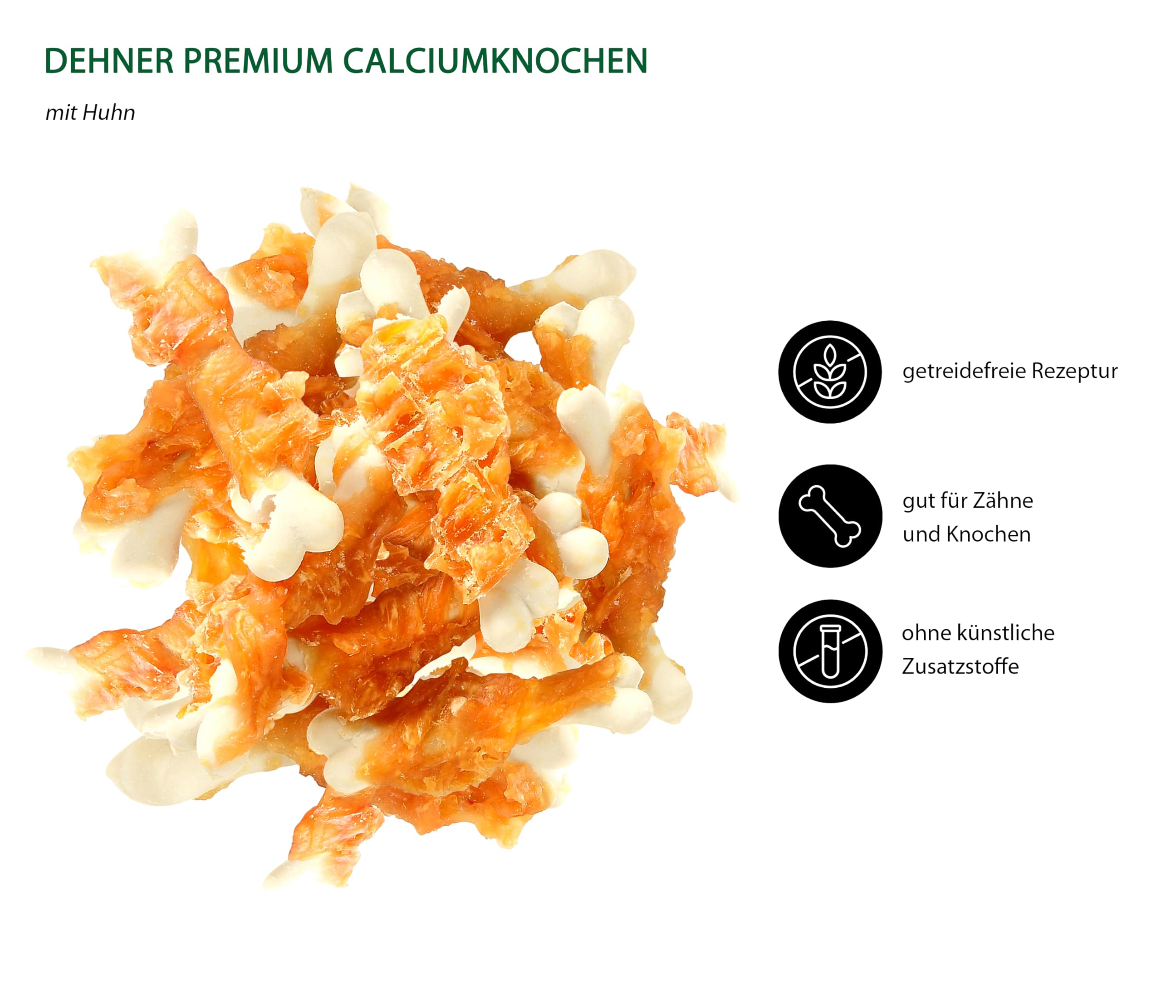 dehner-premium-calciumknochen-huhn-500-g-getreidefrei image 2
