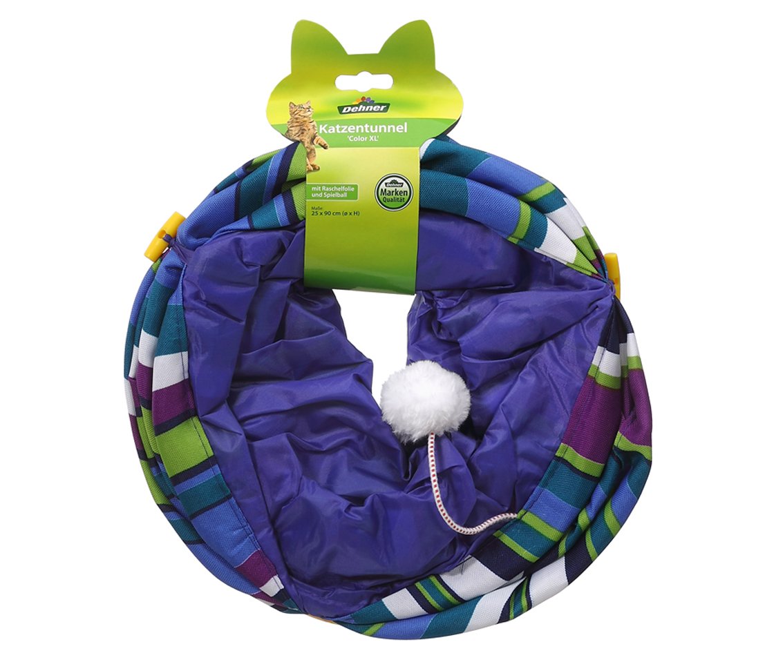 dehner-leo-katzentunnel-braun-25-cm-50-cm-polyester image 5