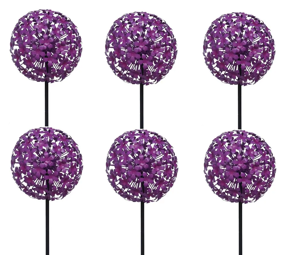 dehner-allium-gartenstab-metall-140-cm-violett-6-st-ck image 1