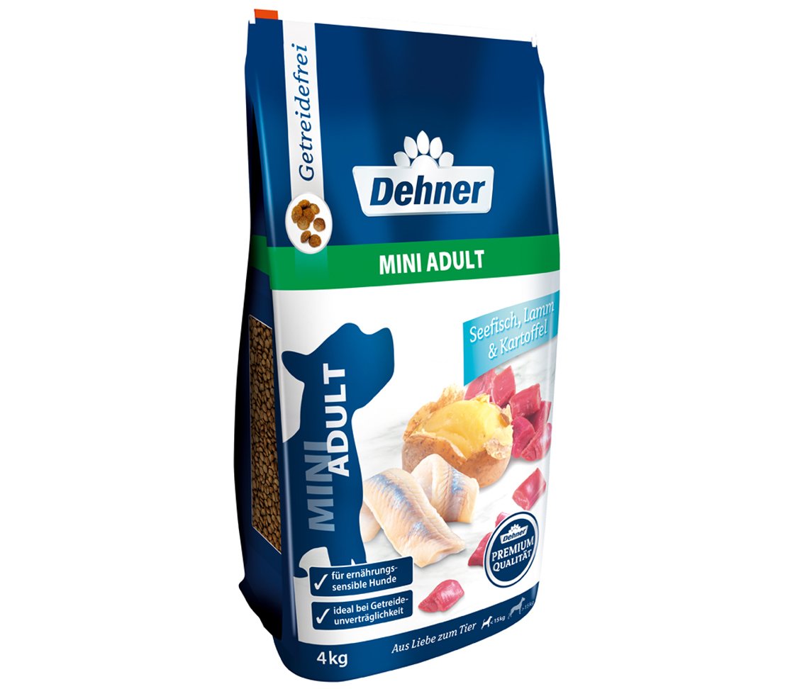 dehner-premium-mini-adult-trockenfutter-fisch-lamm-8-kg-getreidefrei image 3