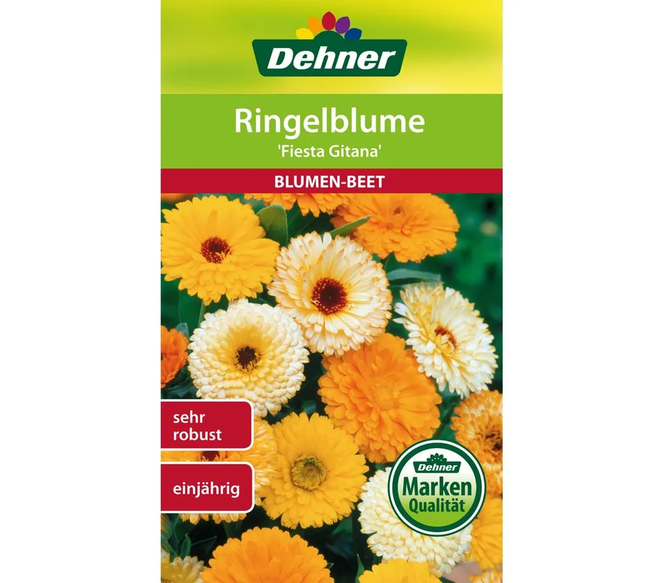 dehner-blumen-saatgut-ringelblume-fiesta-gitana-blumensamen-5x3g image 1