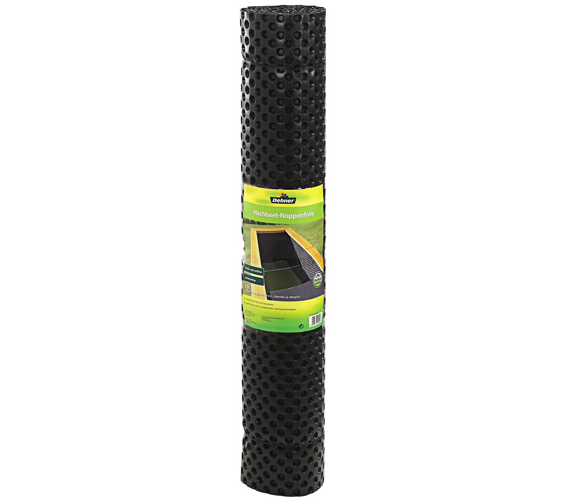 dehner-hochbeet-noppenfolie-500x100-cm-schwarz-hdpe image 1