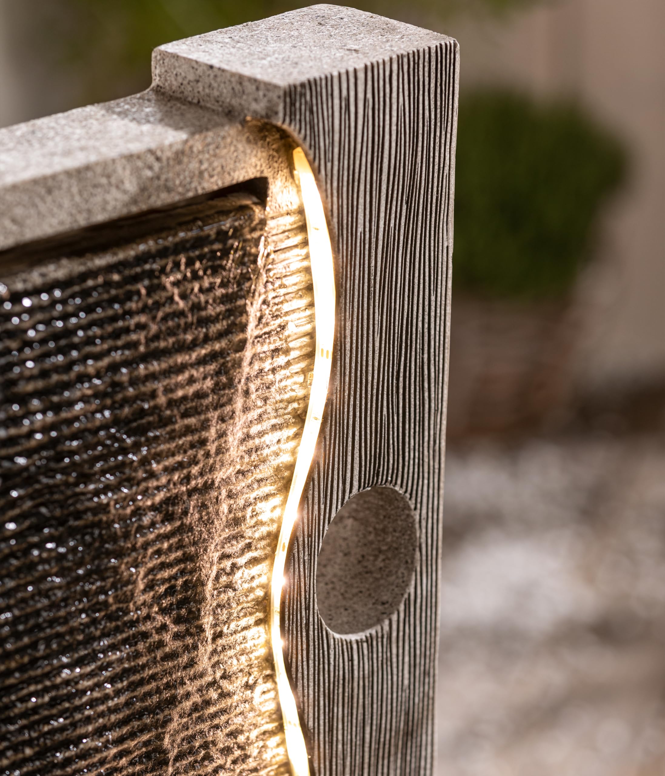 dehner-gartenbrunnen-eclipse-led-polyresin-grau-100-cm image 6