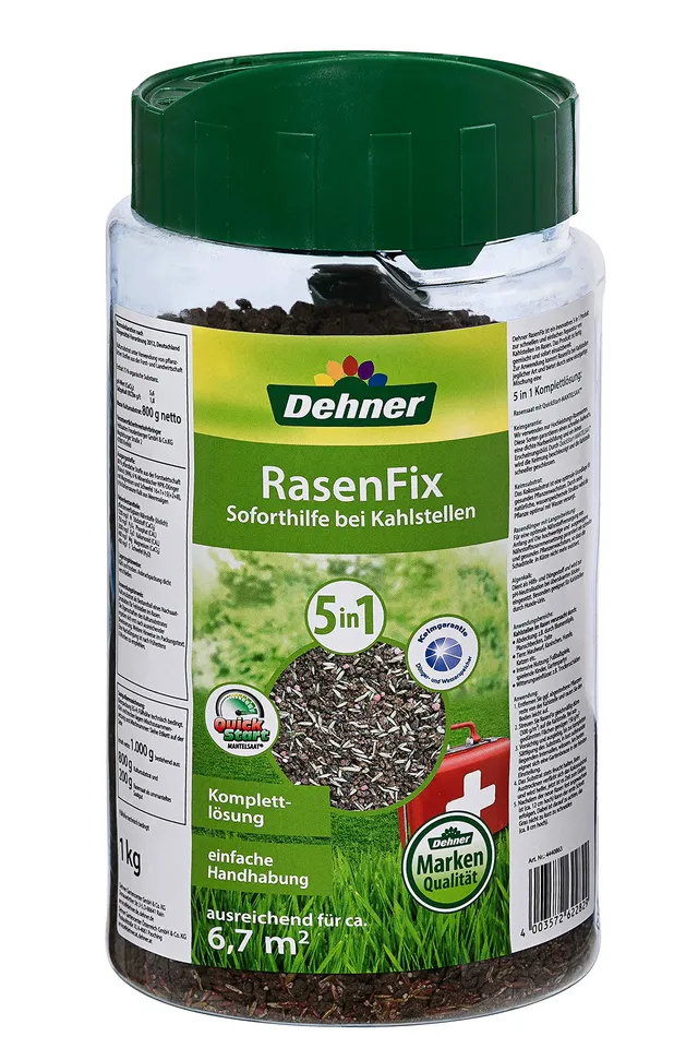 dehner-rasenfix-rasensamen-1-kg-f-r-kahlstellen image 1