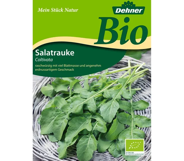 dehner-bio-salatrauke-coltivata-gem-sesamen-5er-pack-schnellwachsend image 1