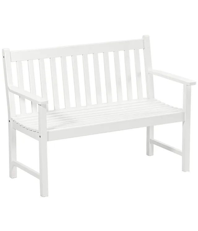 dehner-mykonos-gartenbank-120-cm-wei-akazie-2-sitzer image 1