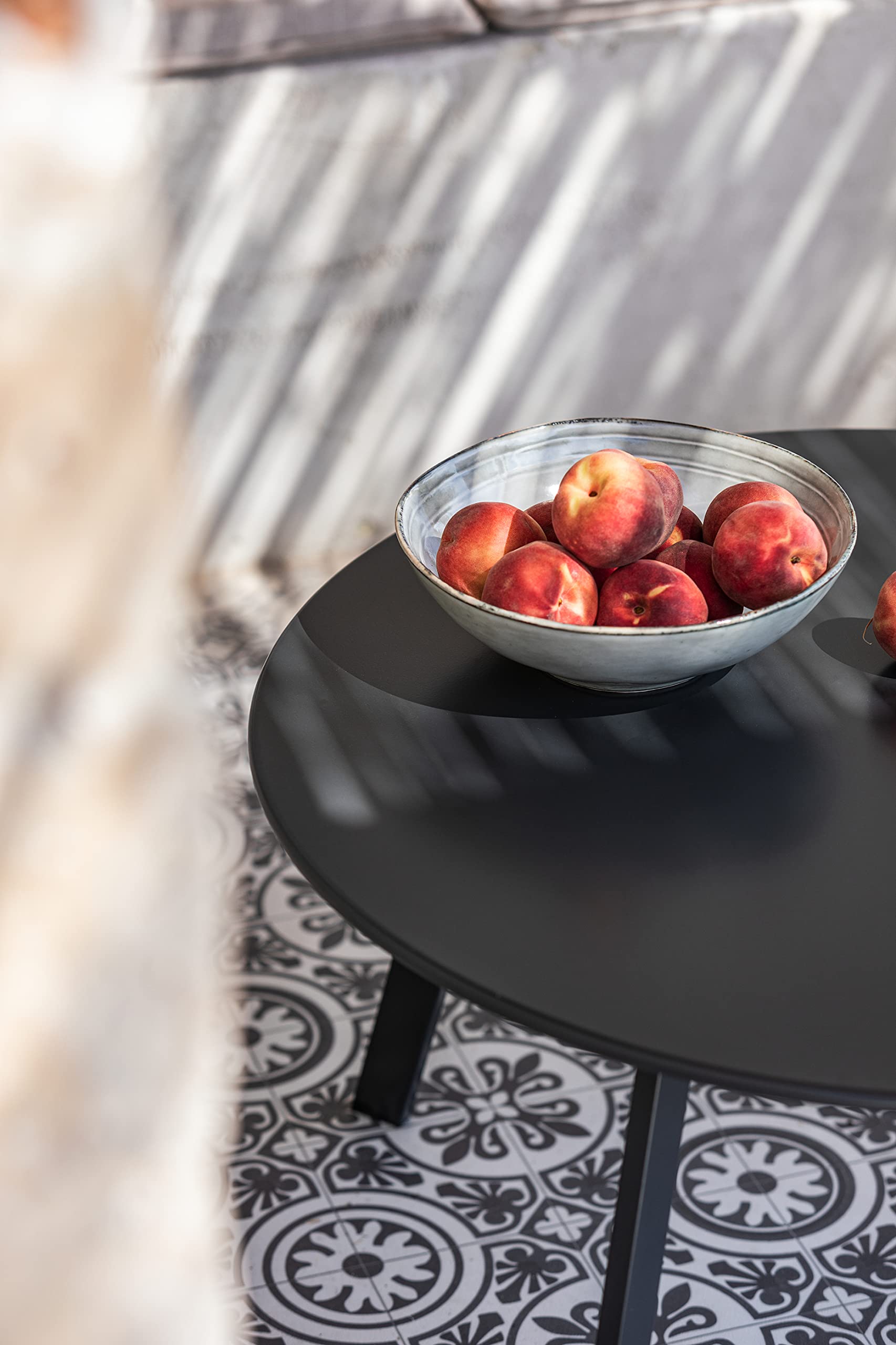 dehner-lian-kaffeetisch-grau-70-cm-stahl image 5