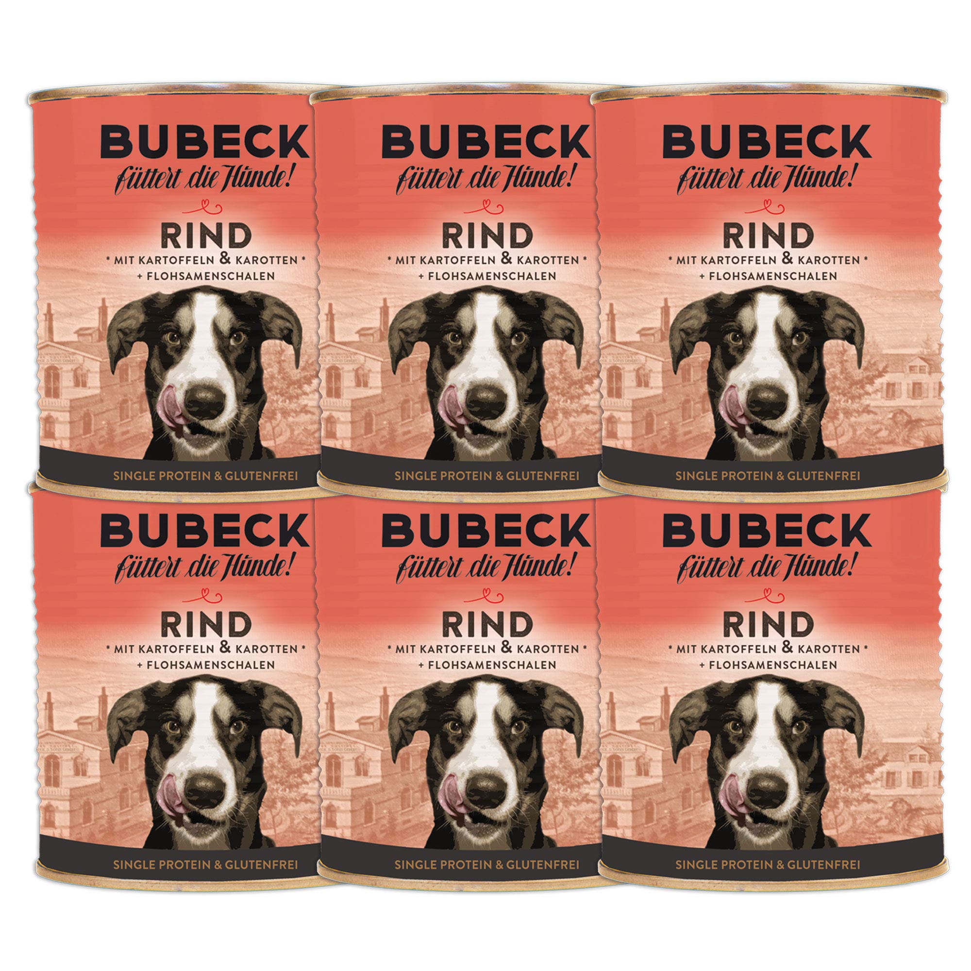 bubeck-nassfutter-rind-800-g-hundefutter-getreidefrei image 1