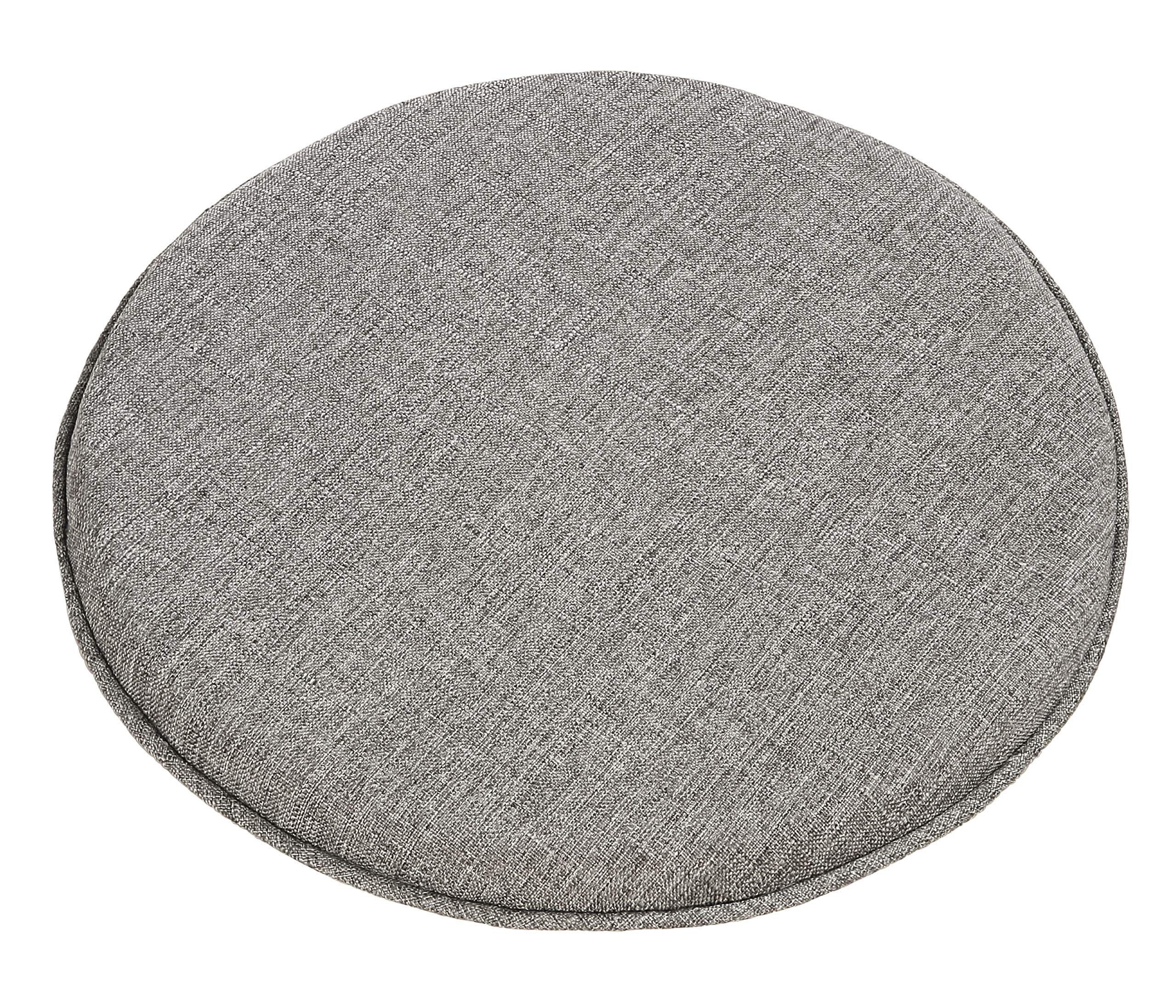 dehner-sitzkissen-lio-40-cm-rundes-stuhlkissen-anthrazit-polyester image 1