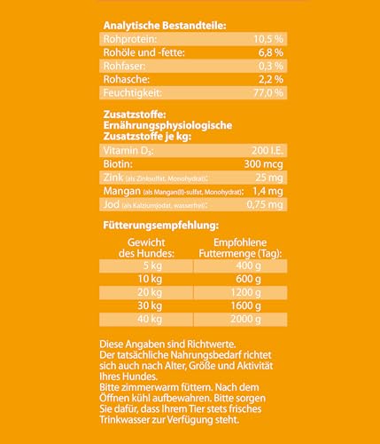 dehner-lieblinge-junior-hundefutter-gefl-gel-6-x-800-g-nassfutter image 7