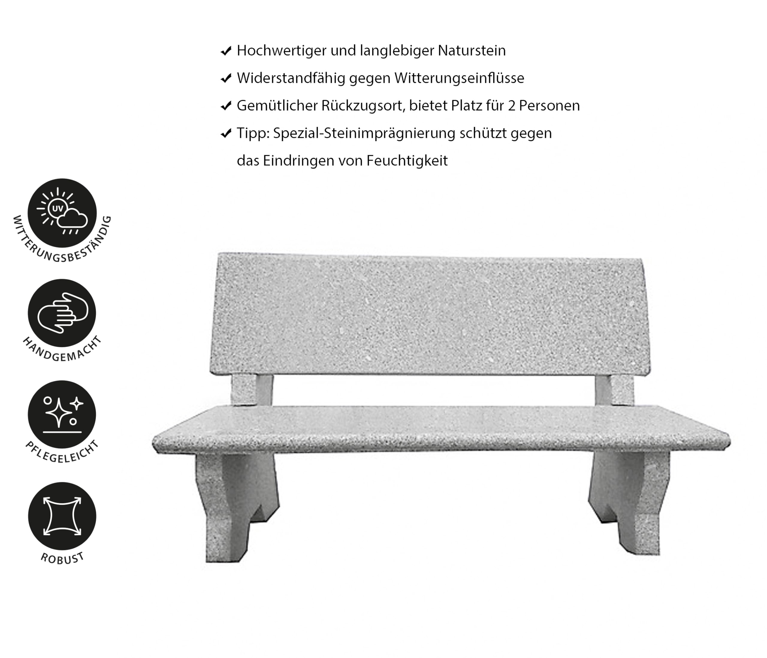 dehner-gartenbank-granit-grau-2-sitzer-120x50x75-cm image 3