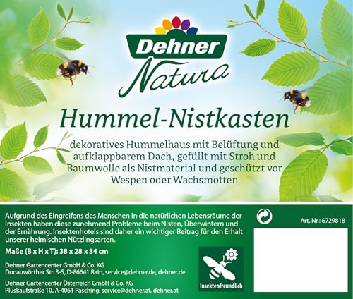 dehner-natura-hummel-nistkasten-tannenholz-38x34x28-cm image 7