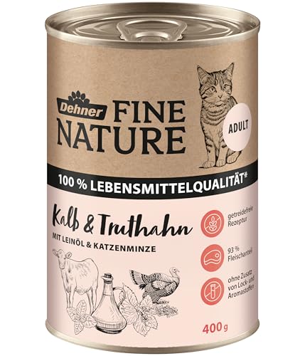 dehner-fine-nature-adult-nassfutter-kalb-truthahn-6x400-g image 8