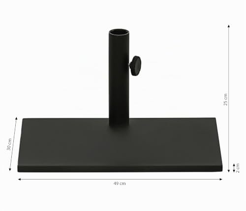 dehner-schirmst-nder-schwarz-20-kg-metall-sonnenschirmst-nder image 6